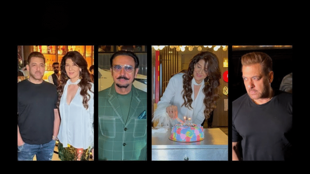Arjun Bijlani Gives a Glimpse into Sangeeta Bijlani’s Lavish Birthday Bash; Salman Khan Makes an Appearance Amid Tight Security