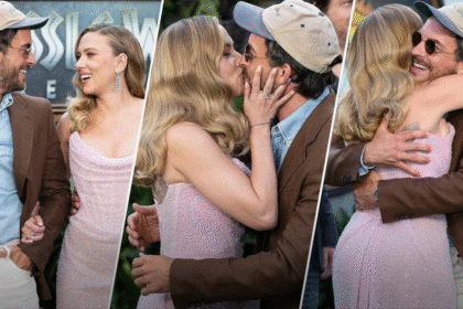 A JuraKISS World? Scarlett Johansson and Jonathan Bailey Share a Kiss at Jurassic World: Rebirth Premiere